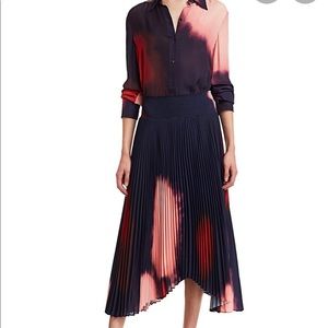 A.L.C womens blue Sonali skirt nwt never worn. Fits easily size 6-10. Maybe 12